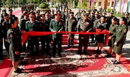Vietnamese defense leader attends inauguration ceremony of Lao unit’s headquarters building